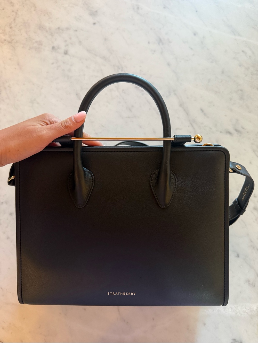 New with box Strathberry Midi Tote in Black